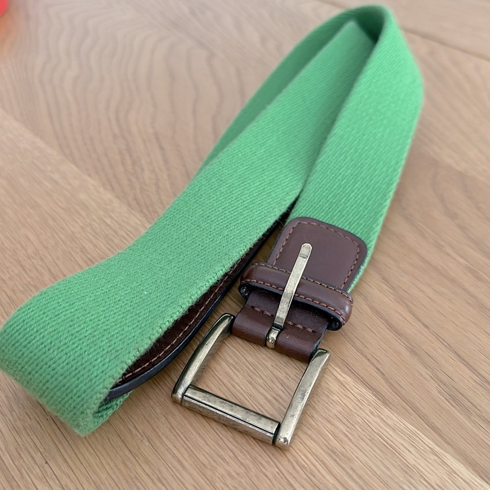 Green Leather Belts